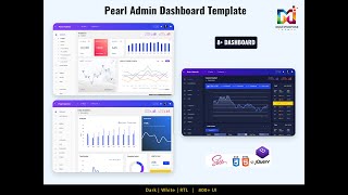 Responsive Bootstrap Admin Template with Admin Panel – Pearl