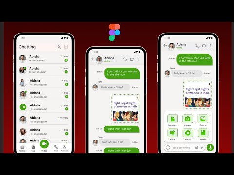 chat app using figma #chatingapp #figma #uiuxdesign #design #app