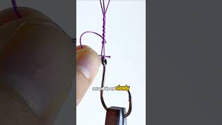 Strong Fishing Knot Tutorial | Easy & Secure Hook Tie #anglerlife #seafoodprep #creativedesign