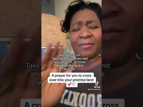 A prayer for you to cross over into your promise land #prayer #promiseland #spritualwarfare