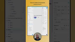 How to create components in Figma #figmatutorial #figmatips #designwithdestiny