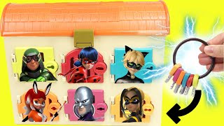 Miraculous Ladybug Surprise Doors with Keys + DIY Crafts for Kids