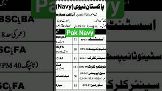 Pakistan navy jobs