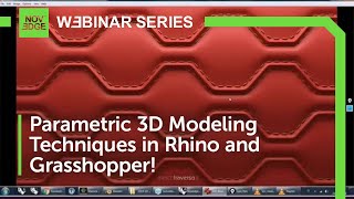 Parametric 3D Modeling Techniques in Rhino and Grasshopper