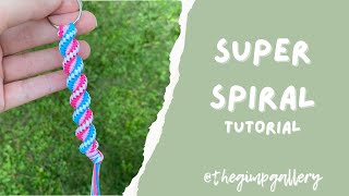 How To: Super Spiral Stitch Gimp Keychain