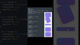Transition and Transform property in CSS #css #html #transform #transition #programming