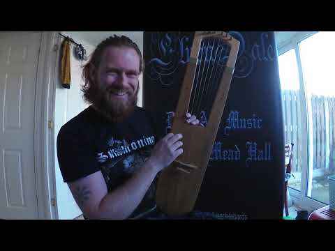 Germanic Lyre Tutorial and a random Bone Flute!