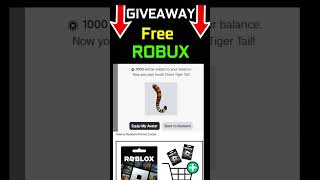 FREE ROBUX Giveaway #giveaway #roblox #robux #shorts