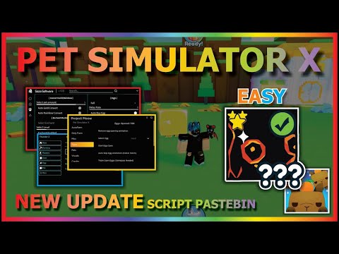 [CAT WORLD] ROBLOX Pet Simulator X PSX Hack Script GUI : Auto Farm, Dupe Pets, *Pastebin 2022*