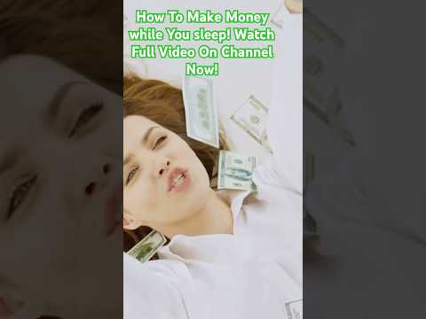 Earn while You Sleep! 3 Passive Income Ideas! Start Today!