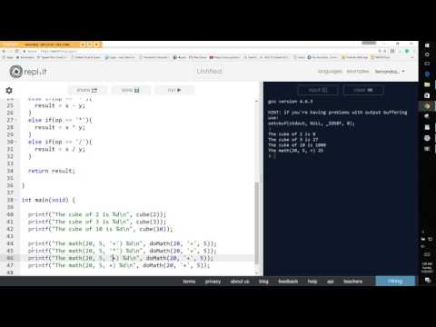 Beginning C - Part 5 Functions