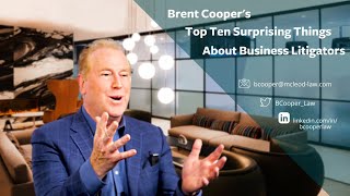 Ten Surprising Things About Business Litigators