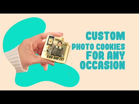 🎉 How to Order Custom Photo Cookies | Unique Edible Gifts Made Easy! 🍪📸