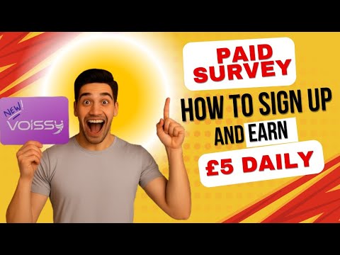 Voissy Survey App: Earn £5 Daily | Full Sign-Up & Earning Guide!