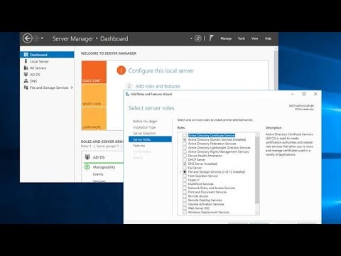 Create New Forest & Promote a Domain Controller Step By Step - Hindi