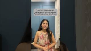 Can you Become a Psychologist with a Distance Learning Degree?