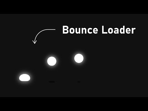 Create Bounce Loader using html and css | Bounce Loader using html and css