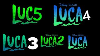 Luca 1,2,3,4,5 Trailer Logos (2021-2039) | Redesign Concepts (4K)