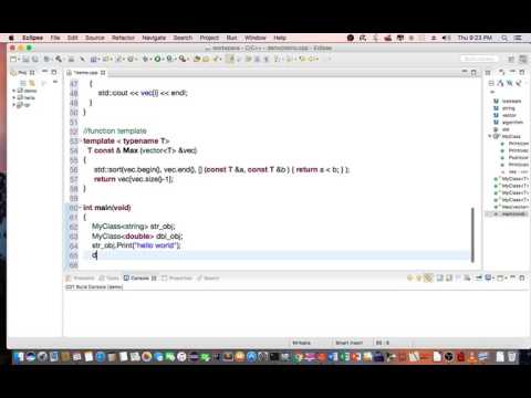 C++ Class and Function Templates