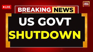US Government Shutdown News LIVE | Senate Senate floor and outside the Senate chamber | Trump LIVE