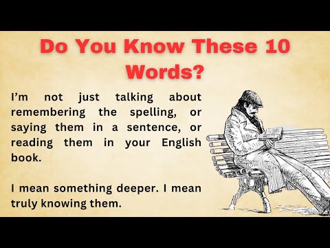 Do You Know These 10 Words || Improve Your English || Listen And Practice || Improve Your English