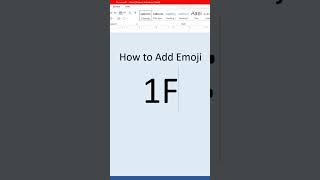 How to Add Emojis in MS Word | Insert Emoji Easily! 😏