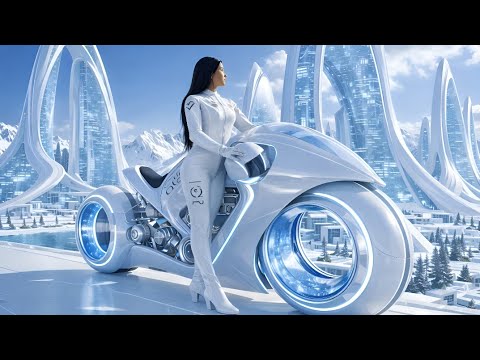 The Most Beautiful Future City by the Sea 🌊 | White & Blue Utopia (4K Cinematic Sci-Fi)