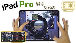 iPad Pro M4 PUBG Mobile Gaming review | FPS & Battery test