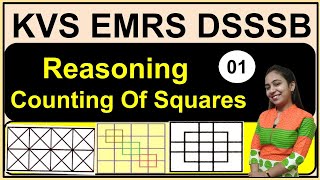 Counting Of Square Tricks | Reasoning Classes for KVS |  EMRS | DSSSB | Teaching Exam Playlist
