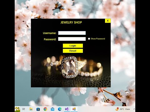 Jewelry Shop Management System(Full Project) In C# |Visual Studio 2022|