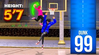 I took my 5FT SLASHER to the *TOXIC* 1v1 Stage on NBA 2K26...