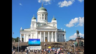 SenateSquare Helsinki Cathedral Finland🇫🇮 #helsinkivlog #kiitos #senatesquarehelsinki #finlandvlog