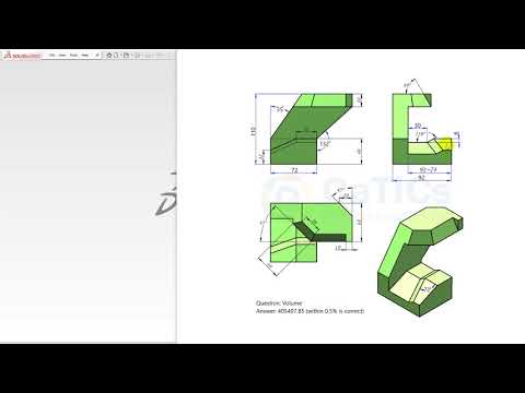SolidWorks Practice/Exercise For Beginners - Basic Tutorial - Part Features (05 - H04 - B)