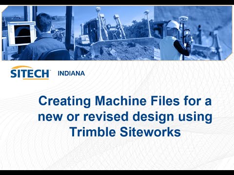 Creating a new design in siteworks for machine files