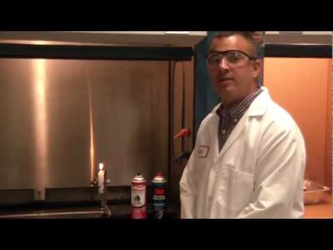 Flame Extension Test - 3M Non Chlorinated 08880 vs NAPA CRC Brakleen Chlorinated 091314