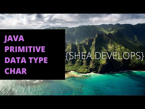 Beginner Java Tutorial on Char Primitive Data Type