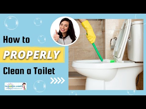 How to Properly Clean a Toilet #howto #cleaningtips #toiletcleaning