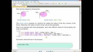 CSS3 New Lesson 18: New properties and functionalities. New features in the Border property - radius