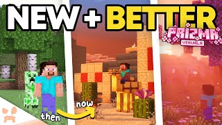 NEW SHADERS ARE FINALLY HERE!! MINECRAFT HAS NEVER LOOKED THIS GOOD (better animations too)