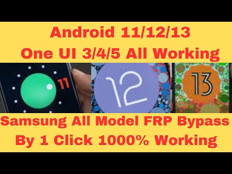 Samsung Android 11/12/13 Frp Bypass | By 1 Click 10000% Solution | Problem Fix Care | 4k Video |