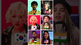 APT - ROSÉ & Bruno Mars ||Cover by rosé,sandaru,salem,sam,rain,#apt  #shorts#APT#rosé#kpop#battle