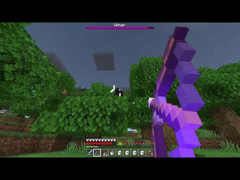 L.K takes down Wither Boss in minecraft.