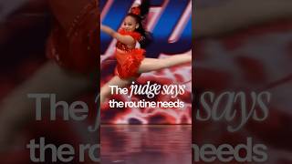 The judge says the routine needs…