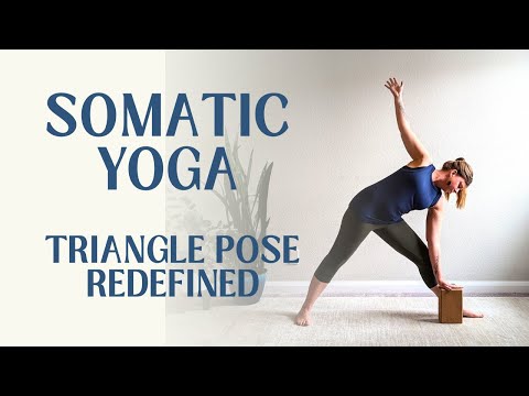 The Most Gentle Way To Build Strength in Triangle Pose!