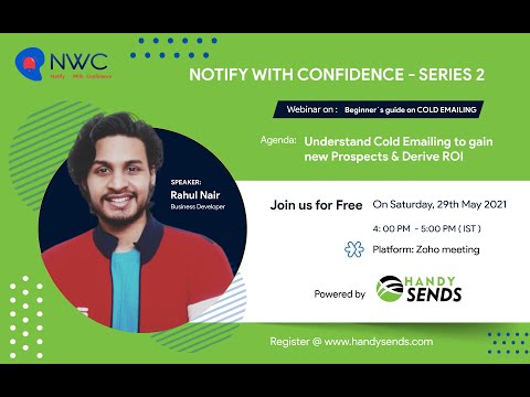 Notify with Confidence Series 2 - Beginner's Guide on Cold Emailing Program