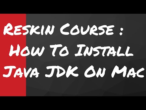 How to Install Java JDK on Mac OS X