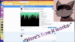 Matrix Code Rain - Fun with scratch \\ explaination