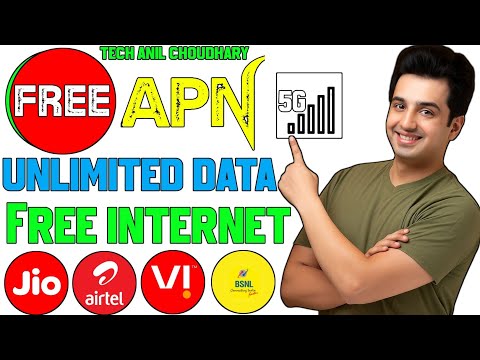 New Trick jio, airtel, vi, 5G free internet Apn 2025 | apn free internet 2025| Tech anil