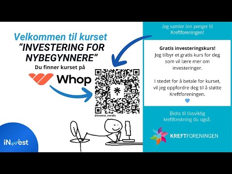 FØR VI STARTER PÅ KURSET: INVESTERINGSKURS FOR NYBEGYNNERE