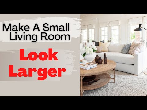 14 Easy Ideas to Make a Small Living Look Larger
